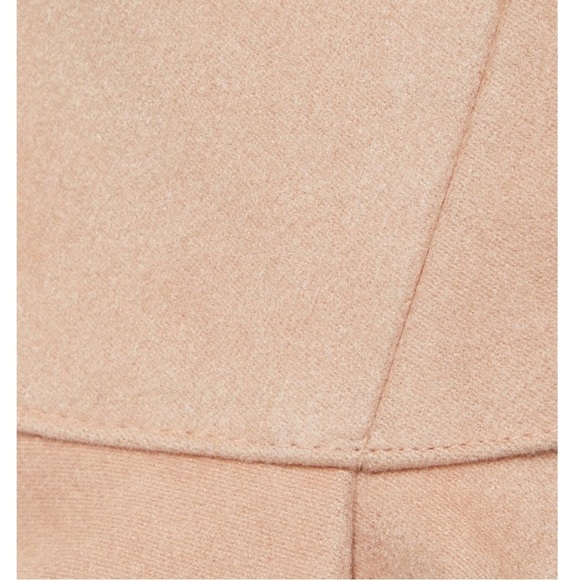 Isabel Marant Pink Mini Skirt Fluted Parma Pleated Faux-Suede Sz 6 - Picture 10 of 14